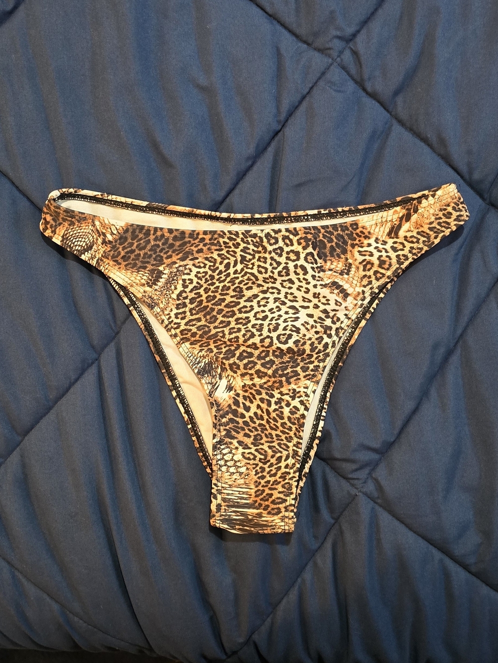 Animal Print Swim Bottoms